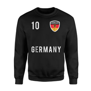 Germany Soccer Fan Jersey Number 10 For Men, Women And Kids Sweatshirt