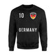 Germany Soccer Fan Jersey Number 10 For Men, Women And Kids Sweatshirt