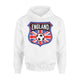 England Flag Jersey Soccer Football Futbol Hoodie