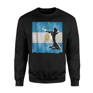 Dabbing Soccer Argentina Jersey Argentinian Football Sweatshirt