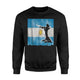 Dabbing Soccer Argentina Jersey Argentinian Football Sweatshirt
