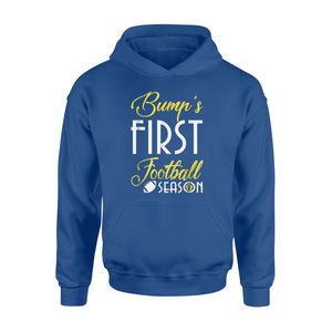 Bump's First Football Season Pregnant Women Gift Hoodie
