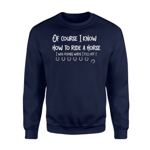 Funny Horse Men Women Sweatshirt