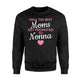 Best Moms Get Promoted To Nonna Grandma Sweatshirt