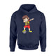 Dabbing Soccer Boy Spain Jersey Royal Spanish Football Hoodie