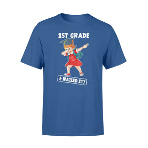 Dabbing Girl Graduation 1st Grade And Nailed It T-Shirt