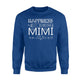 Happiness Is Being Mimi Promoted To Grandma Sweatshirt