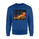 Funny Cute Flaming Fiery Fire Horse Girl Sweatshirt