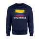 Colombia Colombian Flag Sport Soccer Football Gift Sweatshirt