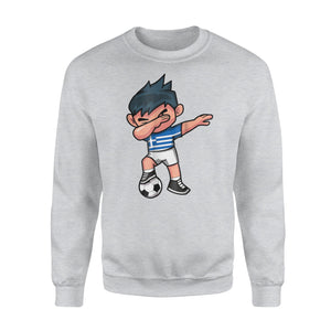 Dabbing Soccer Boy Greece Greeks Football  Sweatshirt