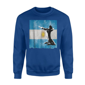 Dabbing Soccer Argentina Jersey Argentinian Football Sweatshirt