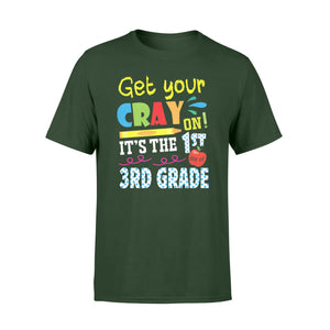 Get Your Crayon It's The First Day Of 3rd Grade Funny T-Shirt