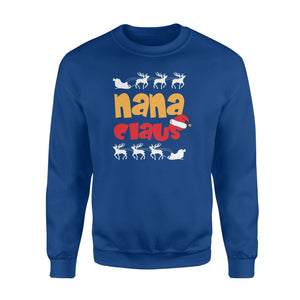 Christmas - Grandma - Nana Claus Grandma Sweatshirt