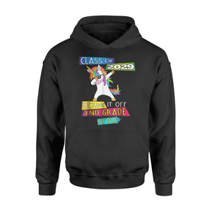 Class Of 2029 Kicking It Off 2nd Grade Style Hoodie