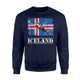 Iceland Soccer Goalie Goal Keeper  Fleece Sweatshirt