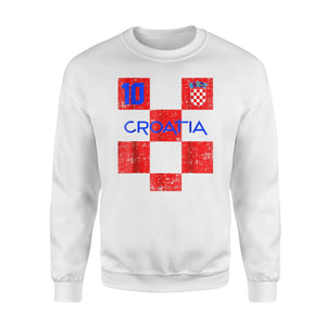 Croatia World Soccer , Proud Croatian Football Sweatshirt