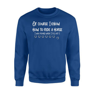 Funny Horse Men Women Sweatshirt