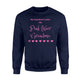 Fun Grandma Pink Hair Grandma Grandson Loves Sweatshirt