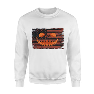 American Halloween Smile Face Halloween Sweatshirt