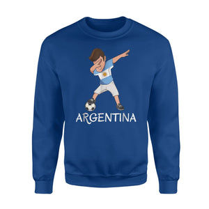 Dabbing Soccer Boy Argentina Jersey  Argentine Football Sweatshirt