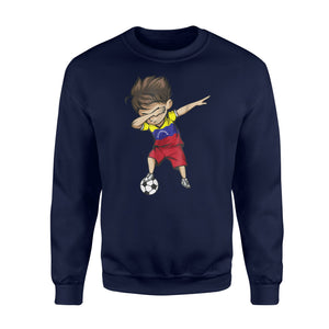Dabbing Soccer Venezuela Jersey - Venezuelan Football Sweatshirt