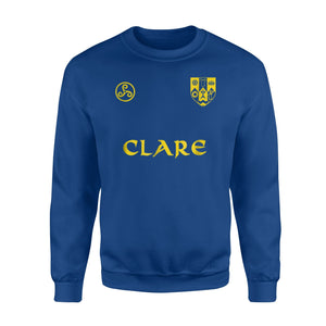 Clare Football Hurling Jersey Sweatshirt