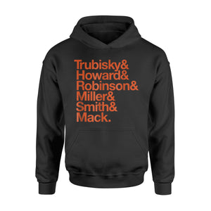 Chicago Football Names Hoodie
