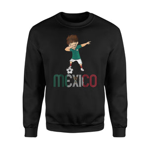 Dabbing Soccer Boy Mexico Jersey ,  Football  Sweatshirt
