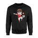 Dabbing Soccer Boy Switzerland Football  Swiss Gift Sweatshirt