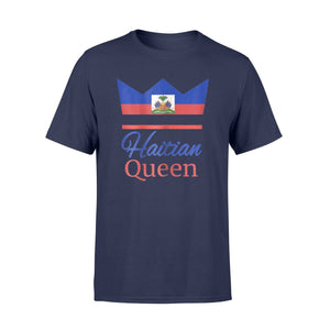 Haitian Queen Womens  Perfect Haiti Flag Crown Gift T-Shirt