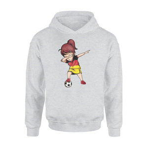 Dabbing Soccer Girl Germany Jersey German Football Hoodie