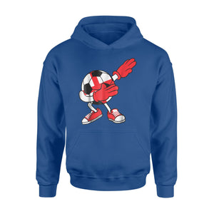 Dabbing Soccer Ball England Jersey English Football Hoodie