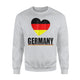 Heart Germany Soccer I Love Germany Football Gift Sweatshirt