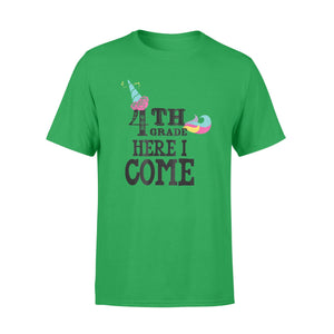 First Day Of Class Fourth Grade 4th Grade Here I Come T-Shirt