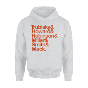 Chicago Football Names Hoodie