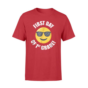 First Day Of First 1st Grade Emoji For Boys Girls T-Shirt