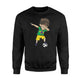 Dabbing Soccer Boy Brazil Jersey  - Brazilian Football Sweatshirt