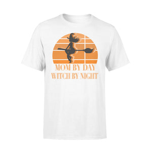 Mom By Day Witch By Night Mom Halloween T-shirt