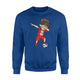 Dabbing Soccer Boy Peru Jersey - Peruvian Football Sweatshirt