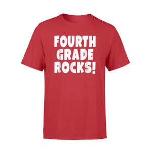 Fourth Grade Rocks Funny Gift For 4th Grader T-Shirt
