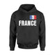 France Men Women Kids Soccer Flag Football Hoodie