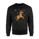 Horse In Space Cute Cartoon Equine Sweatshirt
