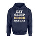 Football Lineman For Men Gloves Funny Hoodie
