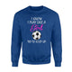 I Know I Play Like A Girl Try To Keep Up Soccer  Fleece Sweatshirt