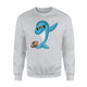 Dabbing Dolphin Football Football Sport Player  Sweatshirt