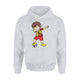 Dabbing Soccer Boy Spain Jersey Royal Spanish Football Hoodie