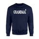 Grandma Squared Fourth Time 4 Kids Grandkids Sweatshirt