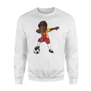 Cameroon Cameroonian Dabbing Soccer Boy Football Flag Sweatshirt