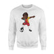 Cameroon Cameroonian Dabbing Soccer Boy Football Flag Sweatshirt