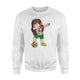 Dabbing Soccer Girl Mexico Jersey - Mexican Football Sweatshirt